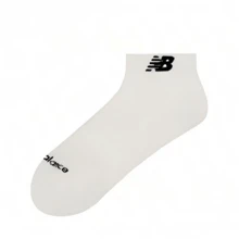 New Balance 休闲舒适短袜，男女通用，3 双装，白色 - LAS43421-WT - 查看 4