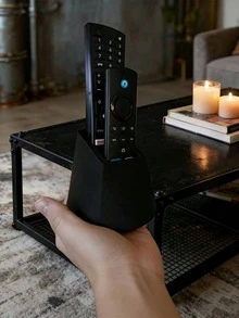 Drill-Free Desktop Remote Control Organizer Holder, 2-Slot Design Suitable For TV, AC And Lighting Remotes, Excellent Desktop Organizer Tool, Minimalist Stylish Design - Multicolor - View 6