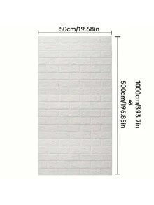 Miếng dán tường giả gạch 3D bằng xốp, giấy dán tường tự dính chống va chạm, decal trần chống thấm nước, chống ẩm, dễ dán và bóc, có thể lau chùi và cắt được, thích hợp cho nhà bếp, phòng khách, phòng tắm, hành lang, miếng dán tường phòng tắm. - Mẫu gạch - Xem 3