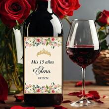 Customized Stickers, Thank You Stickers, Envelope Seals, Gift Stickers, Box Stickers, Packaging Stickers, Classic Shape Stickers - Wine Bottle Stickers - View 3