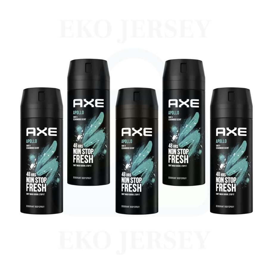 AXE Apollo Deodorant Body Spray Sage & Cedarwood Scent 150 Ml/5.0 Oz Pack Of 5 - nhiều mùi hương - Xem 1
