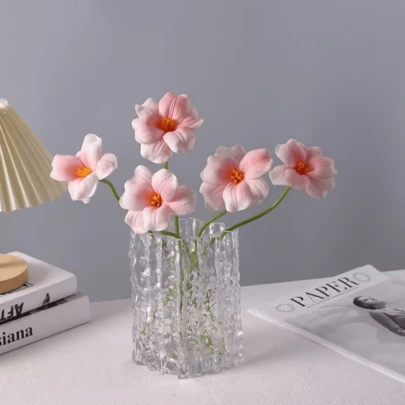 PU Tulip Bouquet, Lifelike Floral Decor Without Leaves, Nordic Style Home Furnishing, Wedding Decoration Artificial Flower