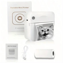 Portable Wireless Mini Printer - Wireless Photo, Label, Note Printer, Compact Thermal Printer, [Fashionable Discount], Compatible With Smartphones, Tablets, Laptops - Suitable For Home, Office, Travel, Gifts - Pinterest, Labels, Notes, Photos, Office Supplies, Fashion Designs, Durable Structure, Office Personnel, Thermal Printer, Mini Printer, Portable Printer, Photo Printer - Multicolor - View 10