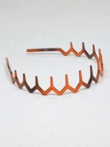 2pcs Women Simple Fashion Wavy Teeth Fixed Non-Slip Hair Hoop, Elegant Suitable For Makeup, Washing, Daily Wear Hair Clip (2/1pc) - Basic model - View 7