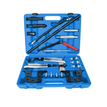 39-Piece Heavy-Duty Valve Spring Compressor Kit, Cylinder Head Repair Tool Set With Non-Slip Grip & Adjustable Base, Engine Maintenance Tools For Car, Truck & Motorcycle Repair - Blue - View 4