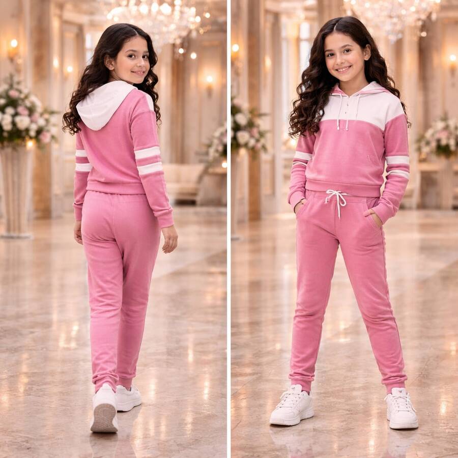 "Fun And Comfortable Girls' Sweatshirt" (4 To 14 Years Old) - Rosse Off - Ver 1