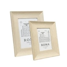 Set Of 2 Picture Frames 10x15 And 15x20 Rustic Decoration Tabletop Horizontal Vertical - 淺米色 - 查看 1