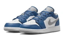 Jordan 1 Low True Blue GS Same Paragraph For Men And Women - Unisex - View 4