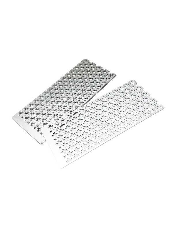 1 thước kẻ tranh đính đá lớn 16cm x 7cm với lưới bằng thép không gỉ, dụng cụ căn chỉnh tranh đính đá 5D cho các dự án thủ công DIY.