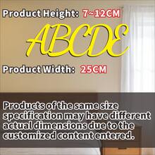 Custom Acrylic Nameplate, Customizable Font, Mirror Gold Plaque, Suitable For Living Room Party Decoration, Personalized Name Tag, Suitable For Home Garden Office, Autumn Decoration, Housewarming Gift, Quiet Luxury Decor - Multicolor - View 11