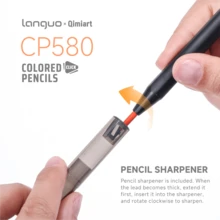 Set de 12/96 lápices de colores mecánicos borrables, escritura duradera, sin necesidad de afilar, lápices de dibujo y colorear para estudiantes, suministros de arte para bocetos - Lápices de colores - Ver 5