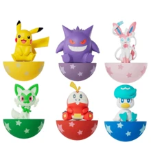pokemon 官方授权宝可梦坐姿摆件系列手办玩具 仙子伊布 芙可可·夸克斯利 动漫人物桌面摆件模型收藏玩具 原装盒。生日和节日的绝佳礼物。 - 彩色 - 查看 7