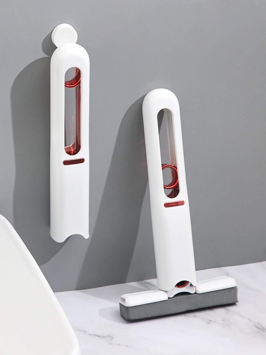 1个迷你拖把，多功能桌面拖把，免手持折叠浴室缝隙吸水拖把