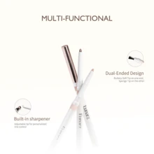 Eunarz 钻石闪耀珠光眼影棒，一笔显色，打造闪亮眼妆，轻盈持久，闪耀眼线笔，适合锐舞派对女王 - E02 SILVERY PEARL - 查看 3