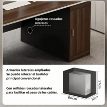 Home Office Desks - Brown - View 8