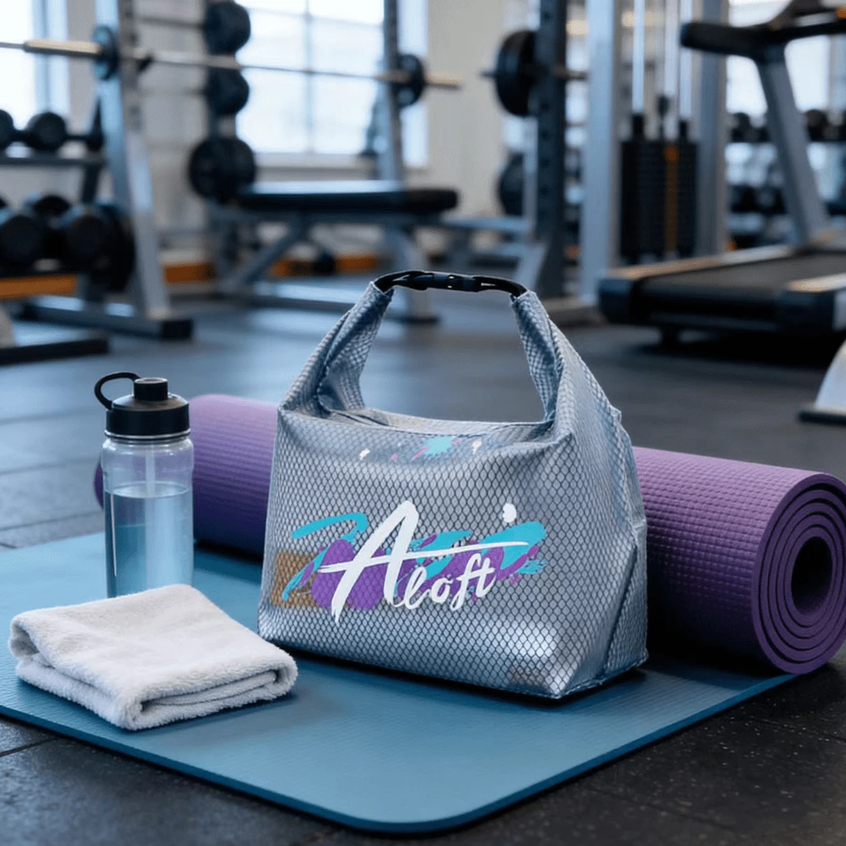 1pc Waterproof Storage Bag, Large Capacity Drawstring Bag For Gym Clothes, Swimming, Bathroom, Outdoor Travel Toiletry Organizer, Unisex - Multicolor - View 1