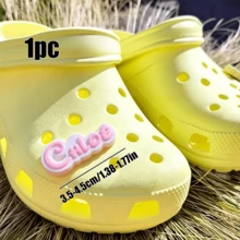 Mặt dây chuyền hình dép acrylic tùy chỉnh, phụ kiện trang trí hình giày acrylic cắt khuôn, logo và tên cá nhân hóa, mặt dây chuyền hình giày acrylic khắc tên tùy chỉnh: Thích hợp cho các bữa tiệc, cặp đôi, doanh nghiệp, người lớn. Mặt dây chuyền hình dép tùy chỉnh, phụ kiện trang trí hình giày in 3D cá nhân hóa, quà tặng cho nam/nữ. - Thẻ tên H-Clogs - Xem 10