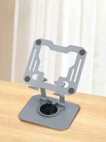 Rotatable & Foldable Metal Desktop Stand, Suitable For IPad, Tablet, Laptop, For Live Streaming, Learning, Binge-Watching, And Tablet Cooling - View 9