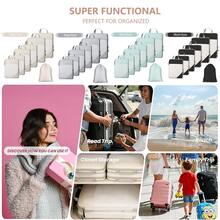 Travel Compression Storage Cubes, Expandable Storage Organizer Bags, Lightweight Luggage Organizer Bags, Essential For Home And Travel, Convenient Clothing Organizer, Suitable For Men, Women, Students, Travel Essentials, Back To School Supplies - View 8