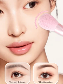 12Pcs Pink Makeup Brushes Set Professional Synthetic Foundation Powder Blush Eyeshadow Brushes Complete Cosmetic Brush Kit For Women Daily Makeup - Pink - View 5