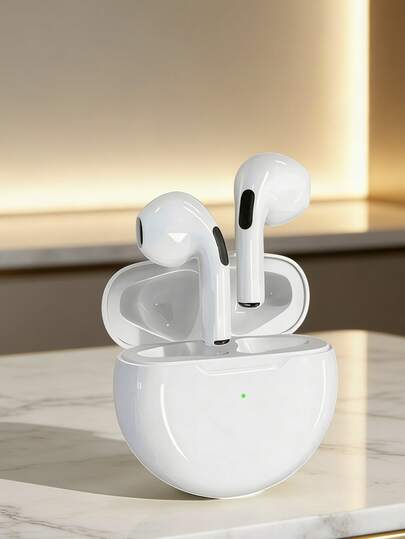 TWS Wireless Bluetooth Earphones With Hi-Fi Stereo Sound Quality, Smart Touch Gaming Headphones, 24-Hour Battery Life, Sweat-Proof Design, Suitable For Gaming, Music And Sports