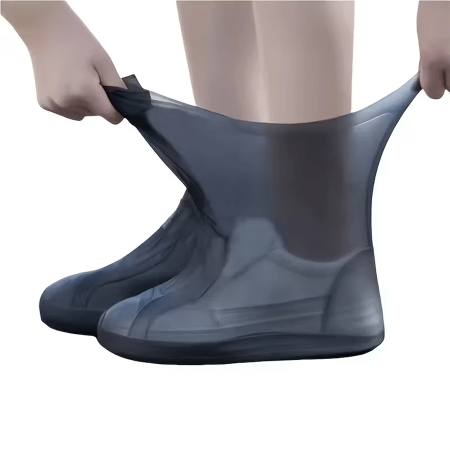 Reusable Waterproof Anti-Slip Shoe Covers, Unisex, Durable, Elastic, Easy To Clean