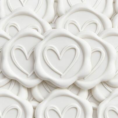 30Pcs Heart-Shaped …