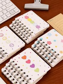A User-Friendly Transparent Binder As A Mini Notebook With Lined Pages, Perfect For School And College Note-Taking Or Back To School Use - Multicolor - View 2
