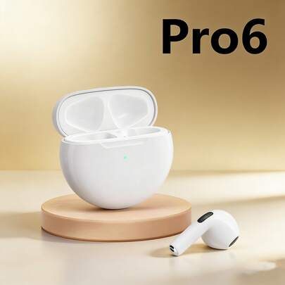 TWS Wireless Bluetooth Earphones With Hi-Fi Stereo Sound Quality, Smart Touch Gaming Headphones, 24-Hour Battery Life, Sweat-Proof Design, Suitable For Gaming, Music And Sports