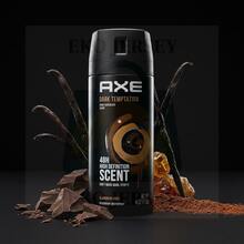 4 paquetes de Desodorante en Spray AXE Dark Temptation Chocolate Oscuro 150 ml/5.0 oz - Múltiples aromas - Ver 2