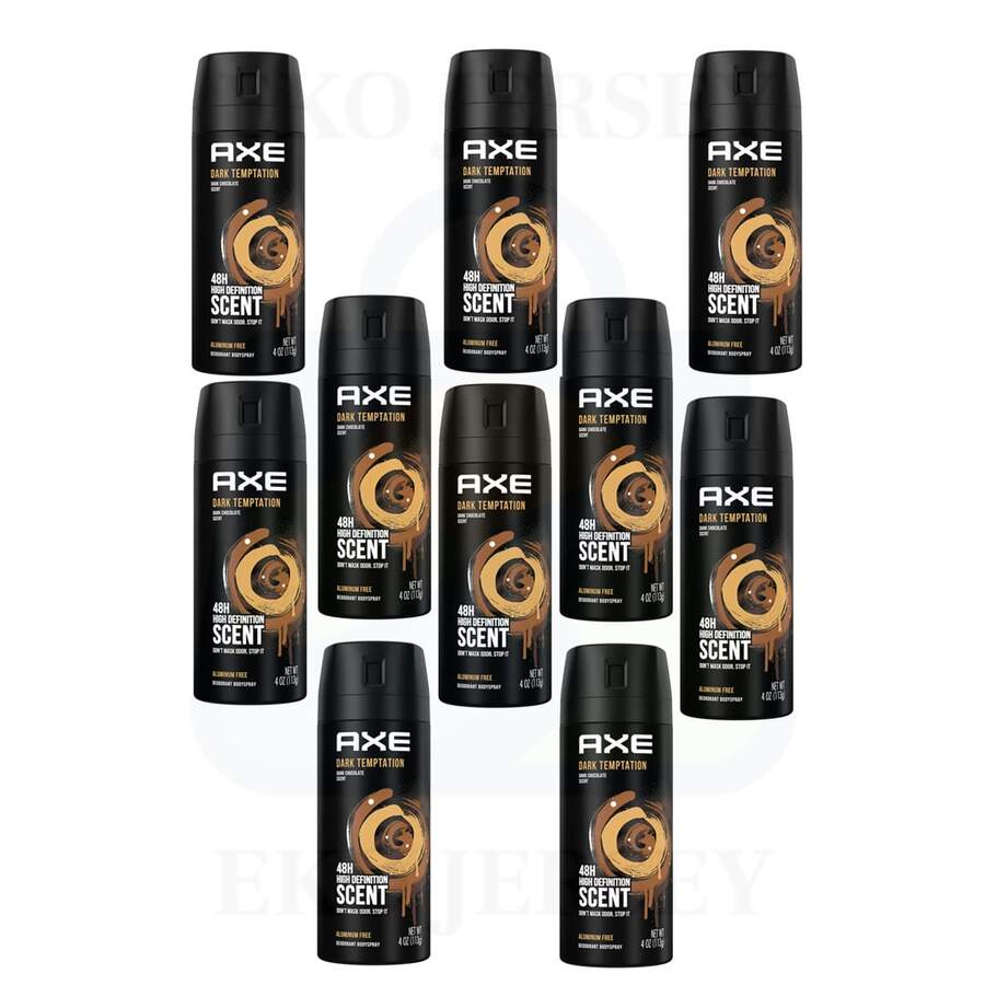 AXE Dark Temptation Deodorant Spray Dark Chocolate 150 Ml/5.0 Oz Pack Of 10 - nhiều mùi hương - Xem 1