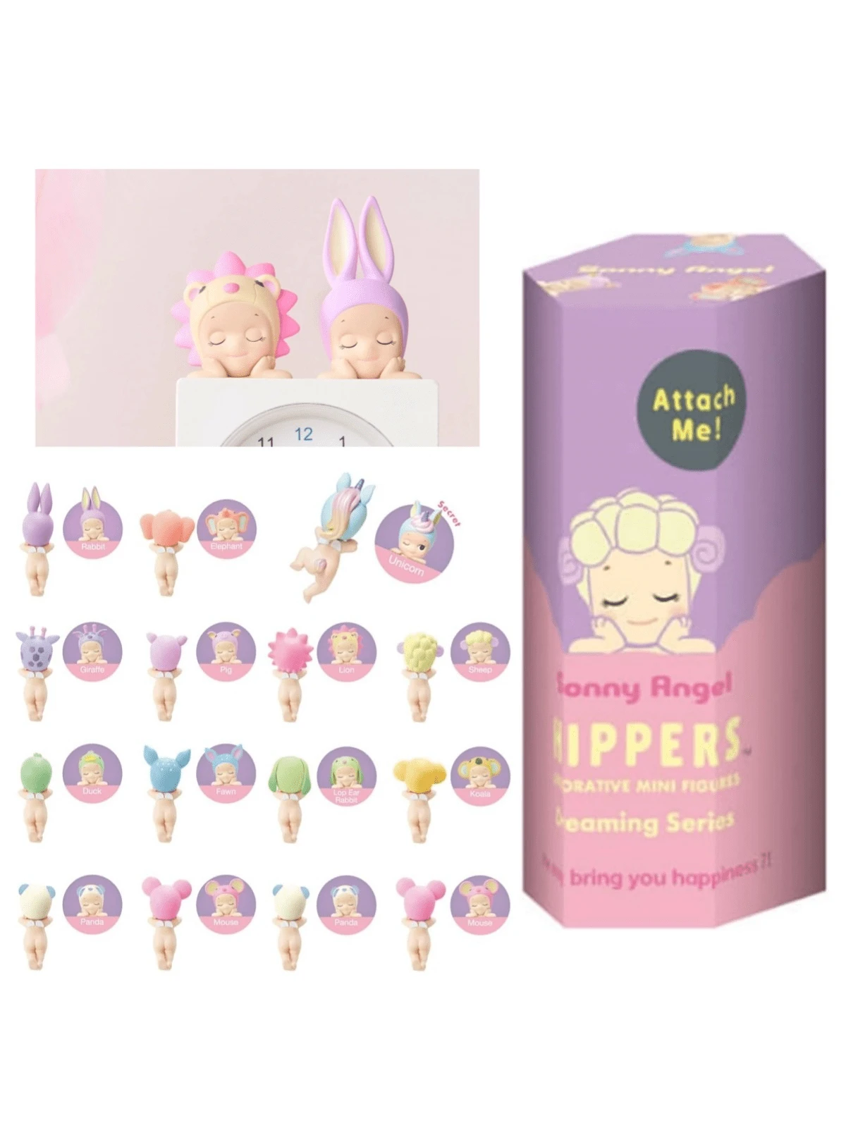 Sonny Angel HIPPERS - Dreaming Series/Limited Edition - 1 Sealed Blind Box - Original Mini Figure - Multicolor - View 1