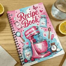 Pink Recipe Notebook
