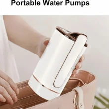 5加侖通用水瓶抽水器，可折疊自動水瓶抽水器，便攜式電動水泵 USB 充電 1-5 加侖水瓶開關，1個可折疊自動飲水器，抽水器，便攜式杯子抽水器。可調節，有 3 種出水模式，支持 USB 充電，適用於家庭、辦公室、宿舍和戶外露營使用 - 彩色 - 查看 3