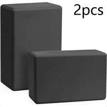 2 Peças Blocos de Yoga, Blocos de Pilates, Blocos de Espuma de Yoga - Espuma EVA Não Látex Suportiva - Superfície Macia Antiderrapante Com Bordas Biseladas, Adequado Para Yoga, Pilates, Meditação - Proporciona Estabilidade, Equilíbrio, Aprofunda Alongamentos, Melhora a Flexibilidade, Ótimo Para Casa Gym, Estúdio de Yoga, Equipamento de Treinamento de Yoga e Fitness, Roxo/Rosa/Preto, Presente Ideal Para Amantes de Yoga, Blocos de Yoga Roxos, Blocos de Espuma de Yoga, Tijolos de Yoga - Multicolorido - Visão 14