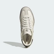 Adidas Samba OG Silver Metallic Cracked Leather Women's JR0035 | Retro Heritage Style, Timeless Silhouette - 淺灰色 - 查看 3