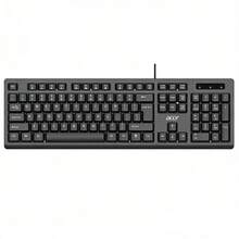 Acer 轻巧设计有线单键盘 OAK930 OKB010，黑色，适用于游戏、办公、台式电脑、笔记本电脑、平板电脑，薄膜键盘 - 查看 9