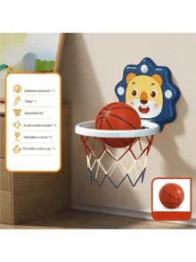 Teenage Cartoon Animal Basketball Hoop Set, Includes Mini Ball And Pump, Suitable For Indoor/Outdoor, For Boys And Girls - Multicolor - View 7