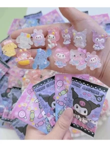 SANRIO 20 món quà nhỏ phát sáng trong bóng tối, đồ chơi thưởng, quà tặng hộp bí ẩn, quà tặng sinh nhật (kiểu ngẫu nhiên) - Nhiều màu - Xem 8
