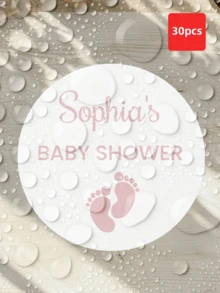 1-60Pcs Custom Stickers & Personalized Labels-Waterproof, Oil-Resistant, And Available In Various Sizes. Fully Customizable With Names, These Stickers Serve As An Elegant Alternative To Traditional Seals For Invitation Envelopes, Elevating The Sophistication And Exclusivity Of Your Invitations. - Multicolor - View 31