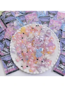 SANRIO 20 món quà nhỏ phát sáng trong bóng tối, đồ chơi thưởng, quà tặng hộp bí ẩn, quà tặng sinh nhật (kiểu ngẫu nhiên) - Nhiều màu - Xem 5