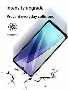 Shockproof Android Phone Screen Protector [1 HD Tempered Glass Screen Protector + 1 Transparent Drop-Proof Phone Case], Suitable For Compatible With Huawei/Honor/ Phones, Compatible With Huawei P40 LITE, P SMART Z, Honor 70 Lite, Z9 LITE, Y91i, U1 And Other Models. Made With 9H HD Tempered Glass, Offering High Light Transmittance And Clarity, High-Strength Scratch And Wear Resistance Mother's Day Gift Birthday Gift Anniversary Gift - Clear - View 9