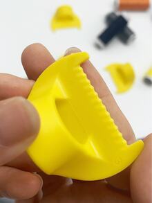 [5/10pcs] Penggaris Pengukur Jahitan, Gigi Berjarak Sama 3mm, Cocok Untuk Jahitan Tangan, Jarak Jahitan Seragam, Desain Pegangan Melengkung Untuk Pegangan Stabil, Ideal Untuk Pemula Menjahit, Patchwork, dan Kerajinan Tangan Orang Tua-Anak - Penggaris jarak jahitan - View 6
