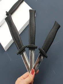 2/5/10支装可伸缩恶作剧刀，逼真有趣的弹簧刀道具，愚人节和万圣节恶搞玩具 - 彩色 - 查看 6