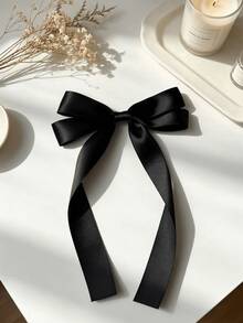1 Peça Presilha de Cabelo com Laço Minimalista Estilo Coreano, Tiara Branca para Foto de Noiva, Suporte de Rabo de Cavalo, Adequado para Festivais, Apresentações, Festas e Uso Diário, Verão, Feriados, Viagens, Presilhas - Multicolorido - Visão 13