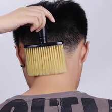 Brosse douce professionnelle pour le cou et le visage, brosse de nettoyage des cheveux pour barbier, brosse à barbe, outil de coupe et de coiffure pour salon - Multicolore - Voir 6