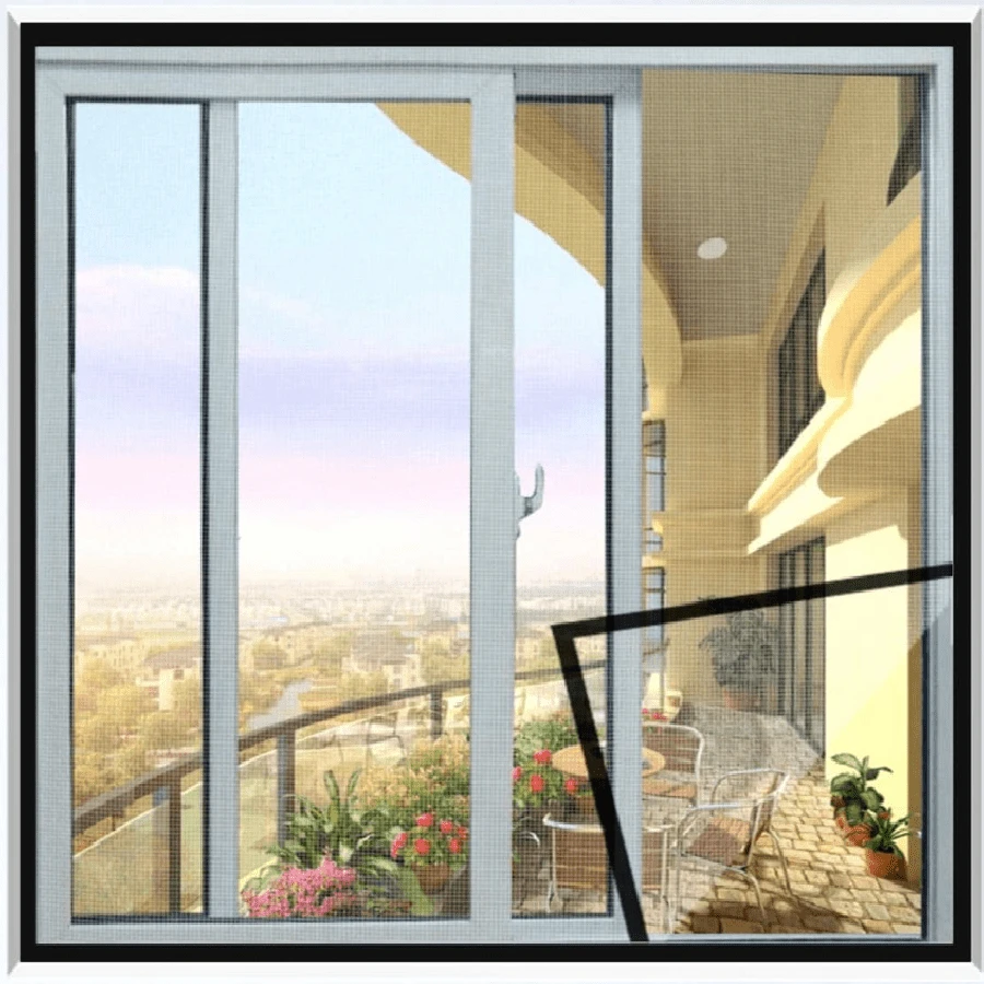 Självhäftande myggnät, avtagbart nätnät för fönster