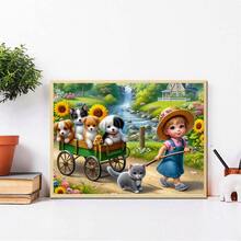 Pet Cat Dog Paper Puzzle 1000-Piece Large Puzzle Toy Game Gift Family Interactive Game Puzzle DIY Home Decor Brain Challenge - Nhiều màu - Xem 3
