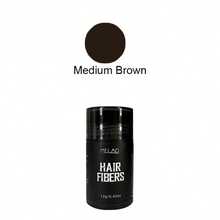MELAO 12g/0.42oz Sợi tóc giả, 3 màu tự nhiên (Nâu trung bình, Đen tự nhiên, Nâu đậm), Làm dày và che phủ tức thì các vùng tóc mỏng/hói, Hiệu ứng chống nước tự nhiên, Phù hợp cho tóc mỏng. - Nhiều màu - Xem 6