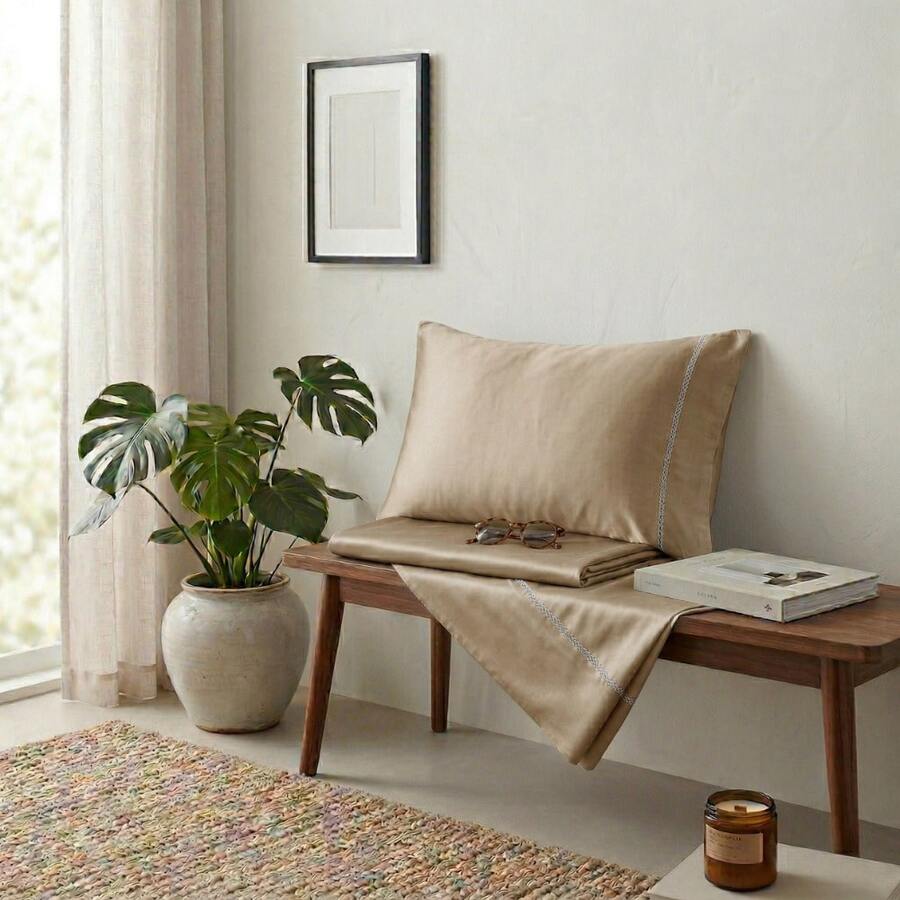 Pillowcases & Shams - Khaki - View 1